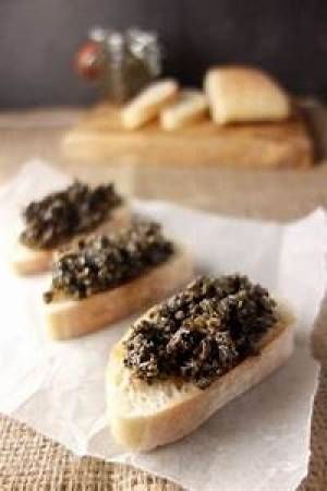 Black Olive Tapenade with Figs and Mint